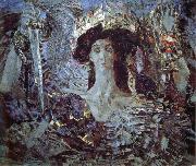 Mikhail Vrubel The angel having six wing oil on canvas